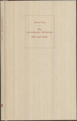 Seller image for Die griechische Dichterin. Bild und Rolle. for sale by Antiquariat Dwal