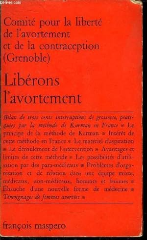 Bild des Verkufers fr LIBERONS L'AVORTEMENT zum Verkauf von Le-Livre