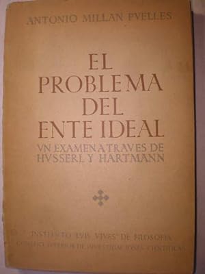 El problema del ente ideal. Un examen a través de Husserl y Hartmann