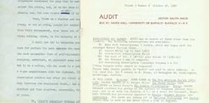 Seller image for Audit, Vol. I, No. 6, October 26, 1960. for sale by Wittenborn Art Books