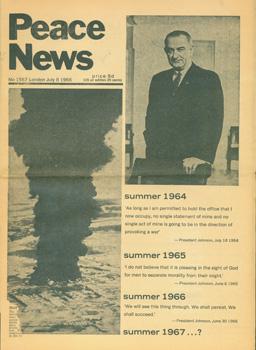Seller image for Peace News July 8, 1966. for sale by Wittenborn Art Books