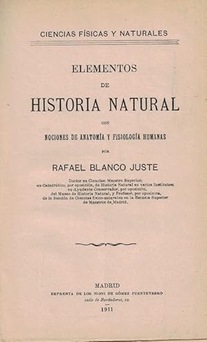 Seller image for ELEMENTOS DE F�SICA Y TRATADO ELEMENTAL DE QU�MICA for sale by Librer�a Torre�n de Rueda