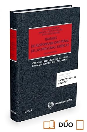 Imagen del vendedor de Tratado de responsabilidad penal de las personas juridicas (papel + e-book) a la venta por Imosver