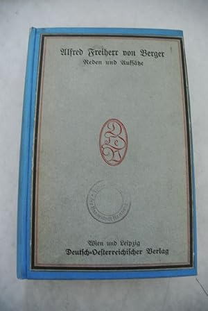 Immagine del venditore per Reden und Aufstze. Gesammelte Schriften, aus dem Nachla herausgegeben. III. Band. venduto da Antiquariat Bookfarm