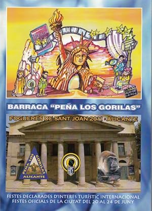 Bild des Verkufers fr LLIBRET BARRACA PEA LOS GORILAS 2011 zum Verkauf von Librera Vobiscum