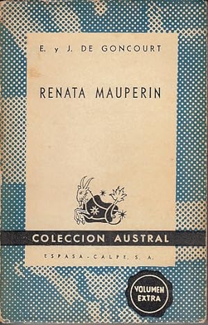 Seller image for RENATA MAUPERIN for sale by Librera Vobiscum