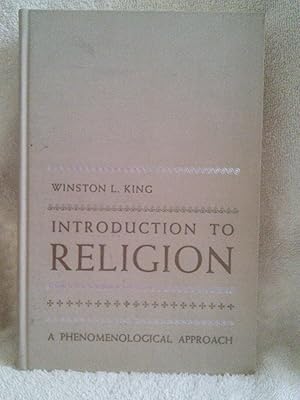 Imagen del vendedor de Introduction to Religion: a Phenomenological Approach a la venta por Prairie Creek Books LLC.