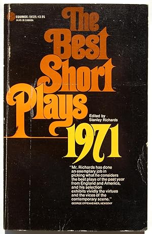 The Best Short Plays 1971