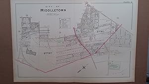 Original 1903 Map: Part of City of Middletown, Orange County, New York #31 by J.M. Lathrop