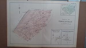 Original 1903 Map: Greenville, Smith's Corners, Orange County, New York #44 by J.M. Lathrop