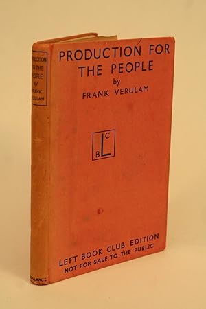 Seller image for Production For the People. for sale by ATGBooks