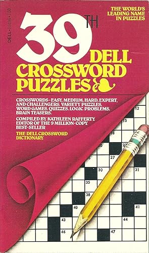 Imagen del vendedor de 39th Book of Dell Crossword Puzzles a la venta por Volunteer Paperbacks