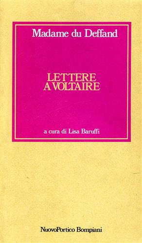 Image du vendeur pour Lettere a Voltaire. mis en vente par FIRENZELIBRI SRL