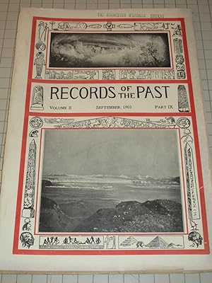 Bild des Verkufers fr 1903 Records of the Past: Glacial Man - Excavations of the Ruins of Babylon,Part IV zum Verkauf von rareviewbooks