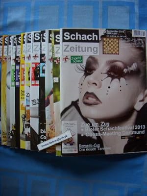 Schach - Zeitung + Jugendschach. Jahrgang September 2013 bis August 2014. (12 Monats-Hefte)