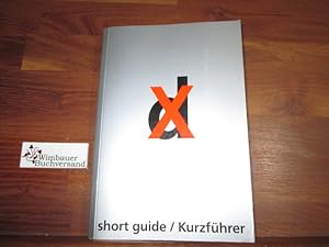 Imagen del vendedor de Documenta X. Kurzfhrer / Shortguide. Kassel 21. Juni bis 28. September 1997 a la venta por Antiquariat im Kaiserviertel | Wimbauer Buchversand