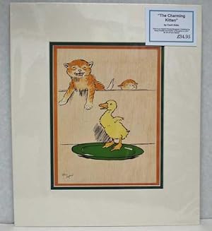 Imagen del vendedor de Charming Kitten: Farm Babies XV Original Chromolithograph a la venta por Maynard & Bradley