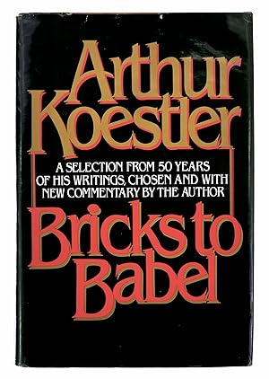 Seller image for Bricks to Babel: A Selection from 50 Years of His Writings, Chosen and with New Commentary by the Author for sale by Black Falcon Books