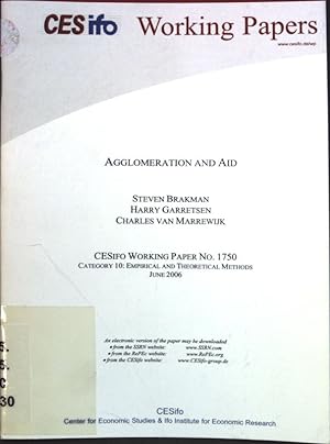 Imagen del vendedor de Agglomeration and aid; CES ifo Working Paper No. 1750 ; a la venta por books4less (Versandantiquariat Petra Gros GmbH & Co. KG)