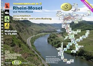 Jübermann TourenAtlas Wasserwandern Rhein-Mosel und Nebenflüsse : einschließlich Lippe-Ruhr und L...