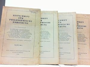 Zeitschrift für philosophische Forschung. Hier Band 3 Heft 1-4.