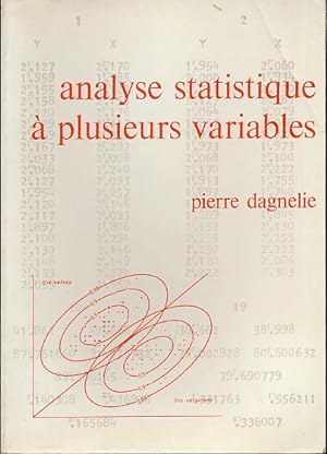 Image du vendeur pour Analyse statistique  plusieurs variables mis en vente par L'ivre d'Histoires