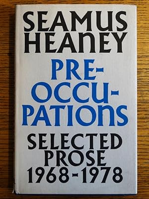 Seller image for Preoccupations: Selected Prose 1968-1978 for sale by Mullen Books, ABAA