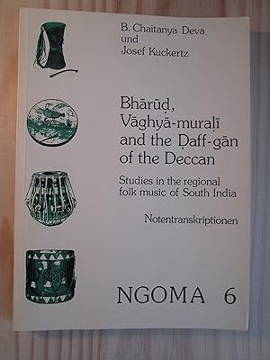 Seller image for Bharud, Vaghya-murali and the Daff-gan of the Deccan : Studies in the Regional Folk Music.,.[Volume 2] Notentranskriptionen for sale by Expatriate Bookshop of Denmark