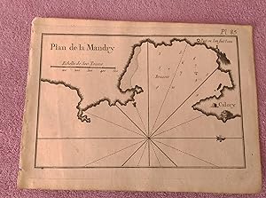 PLAN DE LA MANDRY, PLANS DES PORTS ET RADES DE LA MER MEDITERRANE, J. ROUX 1764