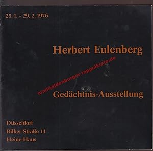 Herbert Eulenberg - Ein deutscher Dramatiker 1876-1949 - Gedächtnis-Ausstellung im Heine-Haus Düs...