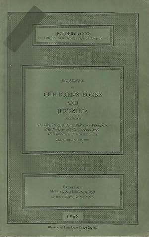 Catalogue of Children's Books and Juvenilia, 5th February 1968