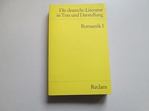 Bild des Verkufers fr Die Deutsche Literatur in Text Und Darstellung: Romantik I (German Edition) by Hans-Jürgen. Schmitt (1998-01-01) zum Verkauf von Goldstone Rare Books