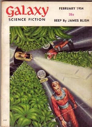 Image du vendeur pour Galaxy February 1954, Beep, Two Timer, The Passenger, Project Hush, The Boys from Vespis, Men Like Mules, Inanimate Objection, Pet Farm, + mis en vente par Nessa Books