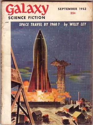 Image du vendeur pour Galaxy September 1952, The Mousetrap, Tea Tray in the Sky, Delay in Transit, The Altruist, The Snowball Effect, Today is Forever, The Moons of Mars, + mis en vente par Nessa Books