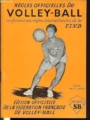 Image du vendeur pour REGLES OFFICIELLES DU VOLLEY-BALL CONFORMES AUX REGLES INTERNATIONALES DE LA FIVB. mis en vente par Le-Livre