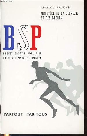 Seller image for REGLEMENT DU BREVET SPORTIF POPULAIRE ET DU BREVET SPORTIF EUROPEEN - PARTOUT PAR TOUS. for sale by Le-Livre