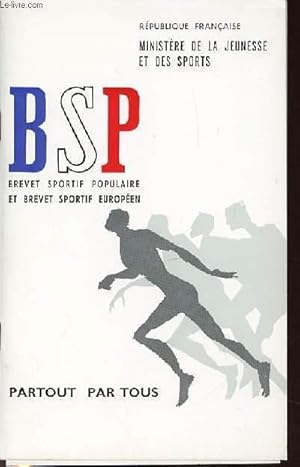 Seller image for REGLEMENT DU BREVET SPORTIF POPULAIRE ET DU BREVET SPORTIF EUROPEEN - PARTOUT PAR TOUS. for sale by Le-Livre