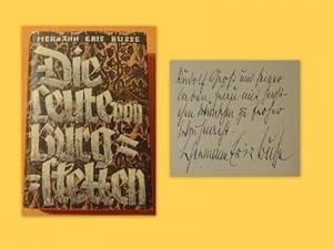 Image du vendeur pour Die Leute von Burgstetten (Ein Roman um Liebe und Not) mis en vente par ANTIQUARIAT H. EPPLER