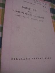 Immagine del venditore per Grillparzer und Metternich Dichtung und Politik Sonderdruck aus Jahrbuch der Grillparzer-Gesellschaft Dritte Folge - Neunter Band venduto da Alte Bcherwelt