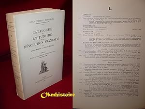 Catalogue de l'histoire de la Révolution française. Ecrits de la période révolutionnaire --------...