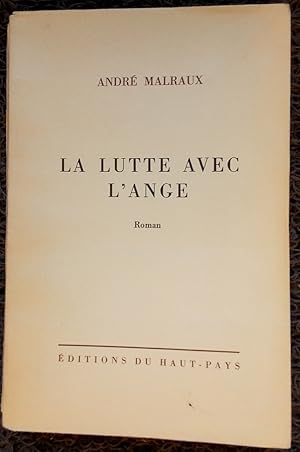 Seller image for La lutte avec l'ange. for sale by Le Cabinet d'Amateur