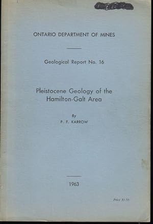 Pleistocene Geology of the Hamilton-Galt Area