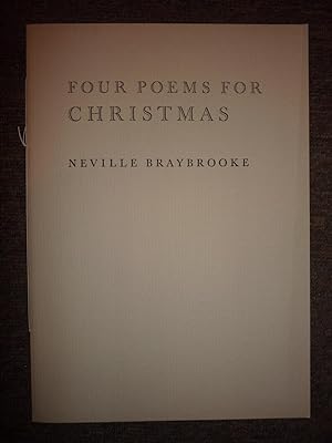 Four Poems for Christmas. With wood engravings by Simon Brett.