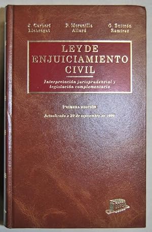 Image du vendeur pour LEY DE ENJUICIAMIENTO CIVIL. Interpretacin jurisprudencial y legislacin complementaria mis en vente par Fbula Libros (Librera Jimnez-Bravo)