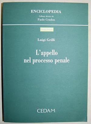 Seller image for L'APPELLO NEL PROCESSO PENALE for sale by Fbula Libros (Librera Jimnez-Bravo)