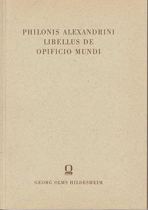 Libellus de Opificio Mundi. Ed. Leopold Cohn.