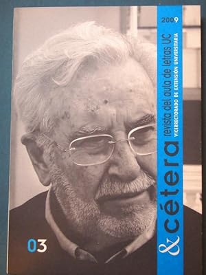 Imagen del vendedor de &ctera revista del aula de letras UC. Vicerrectorado de extensin universitaria. 03. Verano 2009. a la venta por Carmen Alonso Libros