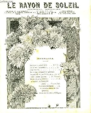 Seller image for JOURNAL MENSUEL LE RAYON DE SOLEIL 34EME ANNEE N5 JUIN 1907 - La leon du grand-pre - Un chien dnonciateur - Nos favoris - Le portrait de grand-mre - Petits enfants - Miguel et sa profesora - La vocation de Georgette - Questions bibliques for sale by Le-Livre