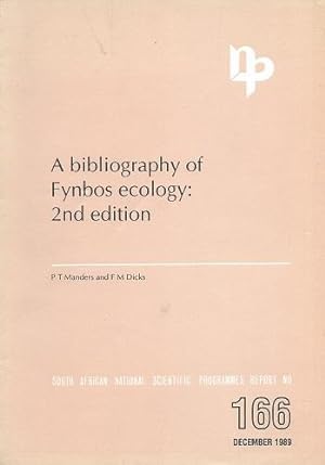 Seller image for A Bibliography of Fynbos Ecology for sale by Mike Park Ltd