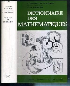 Bild des Verkufers fr DICTIONNAIRE DES MATHEMATIQUES - 2eme EDITION zum Verkauf von Le-Livre